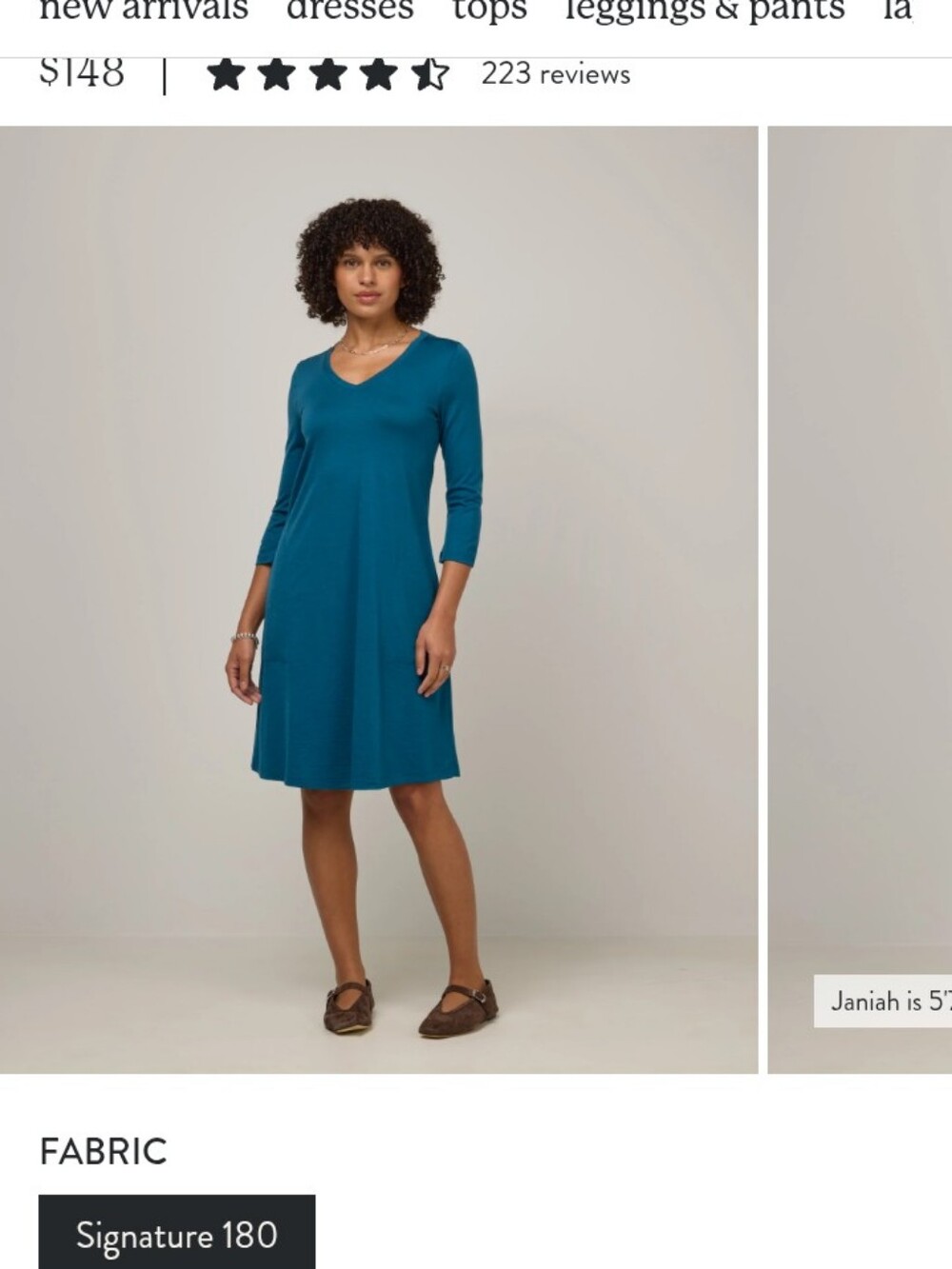 Wool& Dusty Blue/Periwinkle V-Neck  Dress